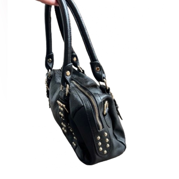 COPY - Jane Ellen Black Satchel Purse - Picture 3 of 5